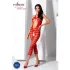 Passion BS081 - Halter Neck Capri Jumpsuit - Red (S-L)