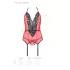 Passion Peonia - Red Top & Thong Set - L/XL
