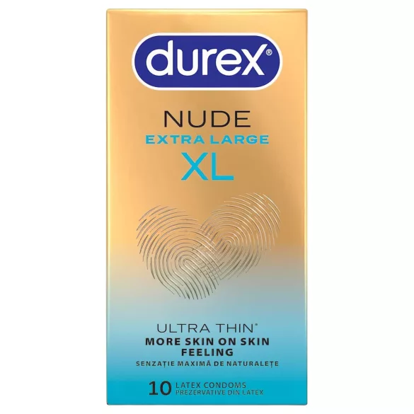 Durex Nude XL - extra large condoms (10 pcs)