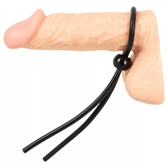 Magic Shiver - Adjustable Penis Ring (Black)