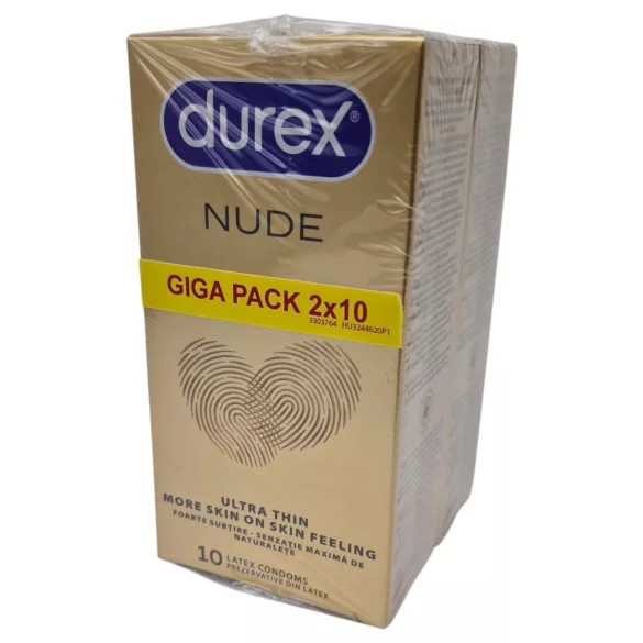Durex Nude - ultra thin condoms (2 x 10 pcs)
