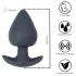 Desirel Obsidian - App-controlled anal vibrator (black)