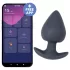 Desirel Obsidian - App-controlled anal vibrator (black)