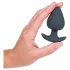 Desirel Obsidian - App-controlled anal vibrator (black)