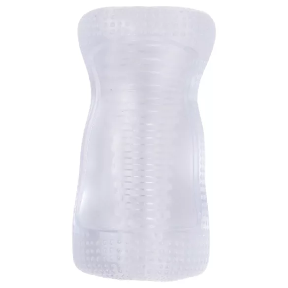 Desirel Vertigo – Ribbed Interior Masturbator (Transparent)