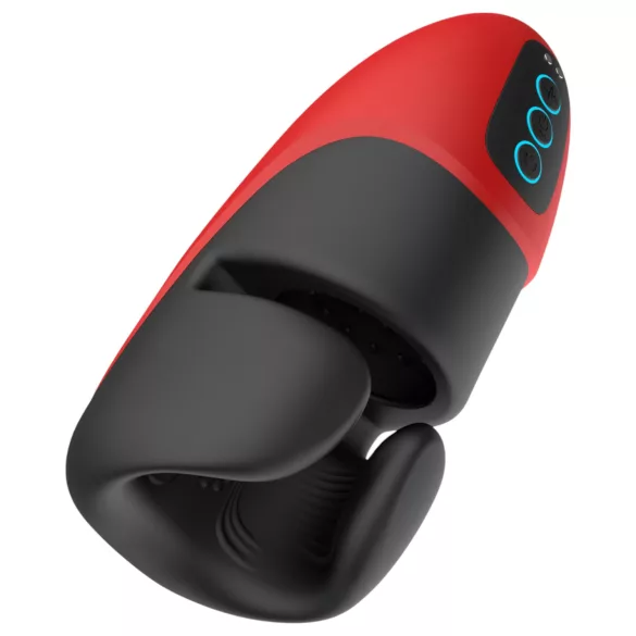 Lena - vibrating, tightening masturbator (red)