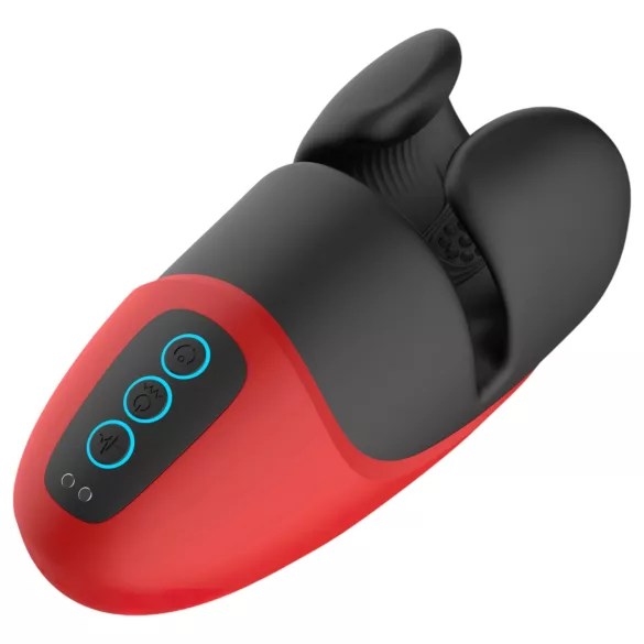 Lena - vibrating, tightening masturbator (red)