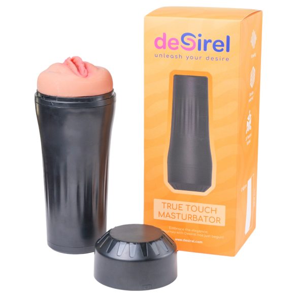 Desirel True Touch - Realistic Vibrating Stroker (Natural Black)