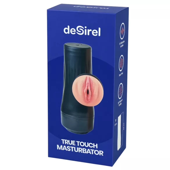 Desirel True Touch - Realistic Vibrating Stroker (Natural Black)
