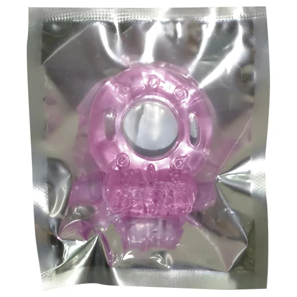 Vibrating Single-Use Penis Ring (Pink)