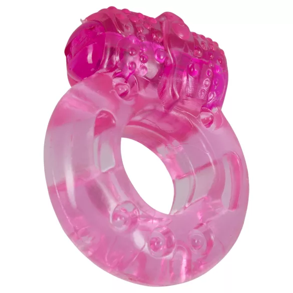 Vibrating Single-Use Penis Ring (Pink)