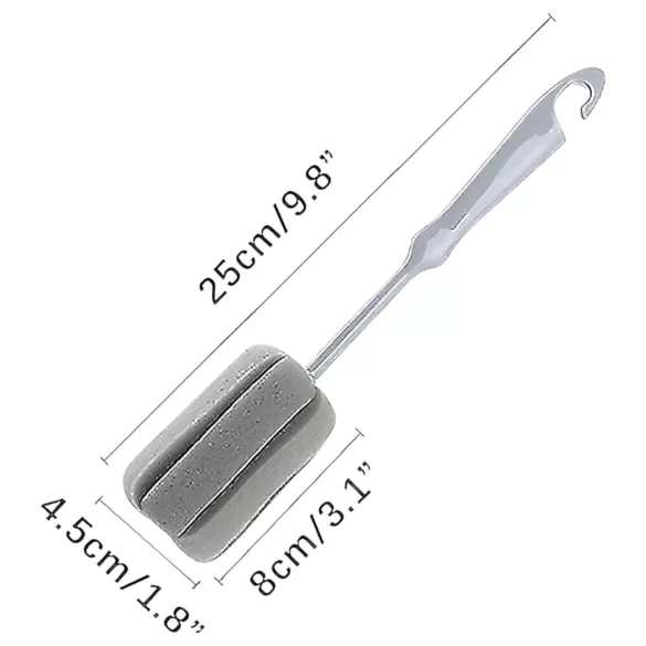 Pump Cleaning - penis pump cleaning sponge (grey)