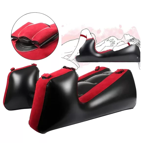 Magic Pillow - Inflatable Love Lounger (Red)