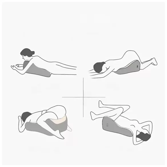 Magic Pillow - Memory Foam Pillow with Dildo Holder (Pink)