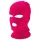 Balaclava - knitted hood with 3 openings (dark pink)