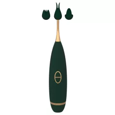 Lonely - clitoral vibrator - 3‑piece set (green)