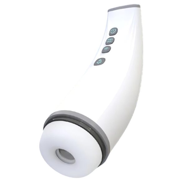 Lonely - Suction & Warming Masturbator with Sound Effects (White)