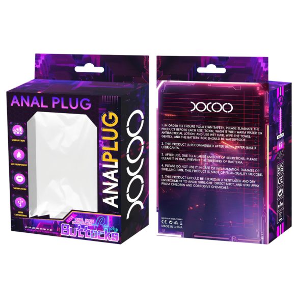 Lonely - rotating-head prostate vibrator with penis ring (black)