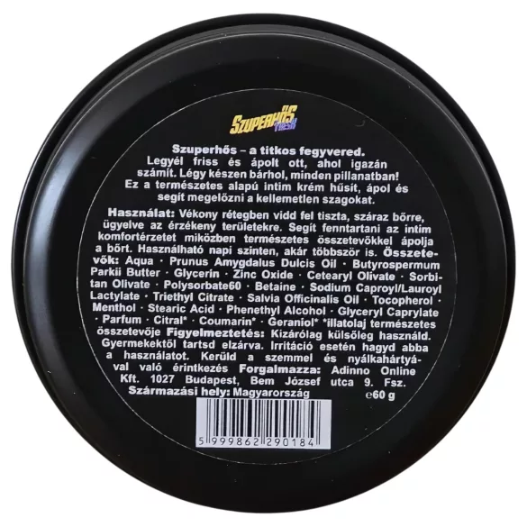 Superhero Fresh - Intimate Cream Deodorant for Men (60 g)