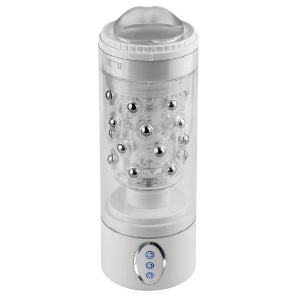 PDX Roto-Bator - Vibrating Oral Pleasure Device (White)