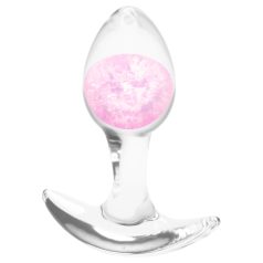 NS Novelties - Transparent Anal Plug - S (Pink)
