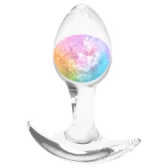 NS Novelties - Rainbow Translucent Anal Plug - Small