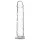 Addiction Crystal - suction cup dildo (transparent) - 18 cm