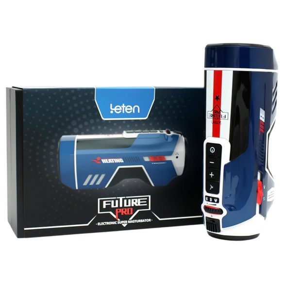 Leten SM Future Pro - Interactive Blue Masturbator with Vibration & Heat