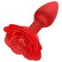 Rose Plug - Rechargeable, Wireless Anal Vibrator (Red)