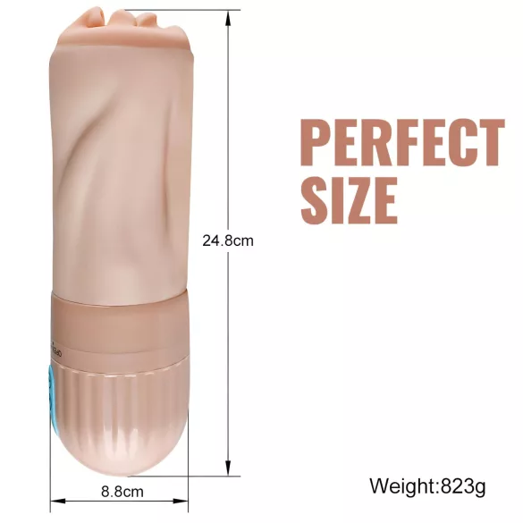 Lonely - Rechargeable Suction & Vibrating Oral Simulator (Natural)