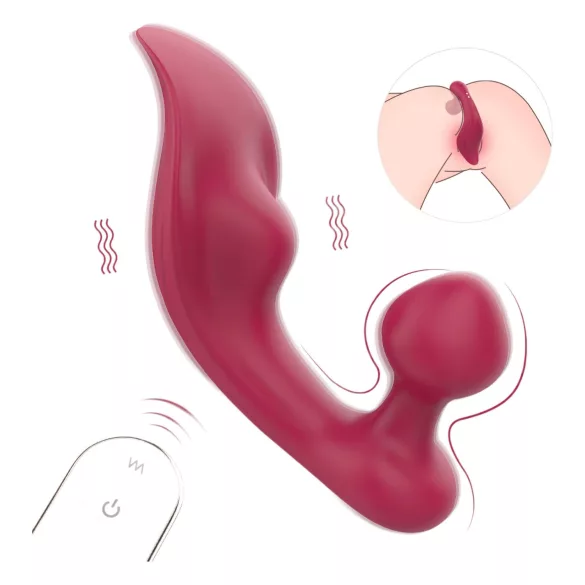 Sex HD Chomper - Clitoral & Anal Vibrator (Red)