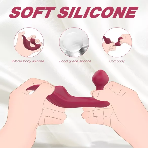 Sex HD Chomper - Clitoral & Anal Vibrator (Red)