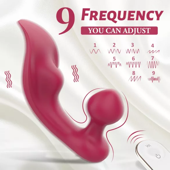 Sex HD Chomper - Clitoral & Anal Vibrator (Red)