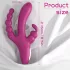Sex HD Joker - Rechargeable, Waterproof Triple Vibrator (Purple)