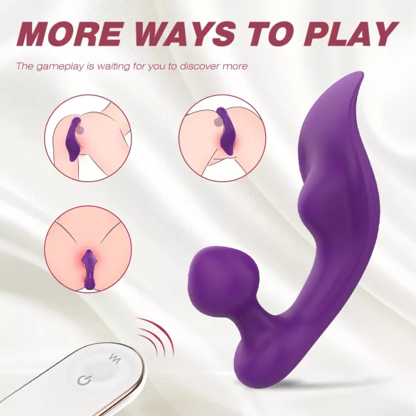 Sex HD Chomper - Waterproof Clitoral & Anal Vibrator (Purple)