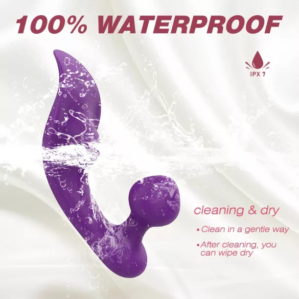 Sex HD Chomper - Waterproof Clitoral & Anal Vibrator (Purple)