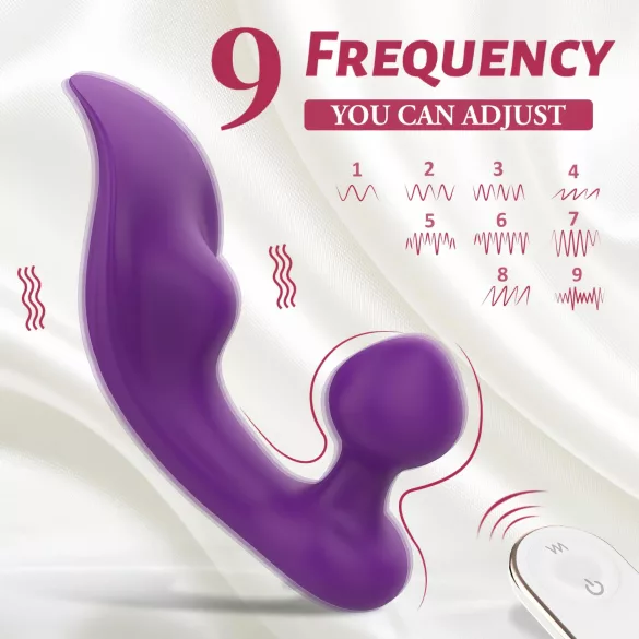 Sex HD Chomper - Waterproof Clitoral & Anal Vibrator (Purple)