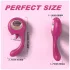 Sex HD - licking and G‑spot vibrator (red)