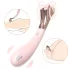 Sex HD - rechargeable, splashproof vibrator with stimulation wheel (pink)