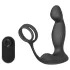 Sex HD Virgil - Prostate Vibrator with Penis & Testicle Ring (Black)