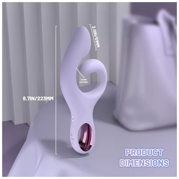 Sex HD - clitoral-arm G-spot vibrator (purple)