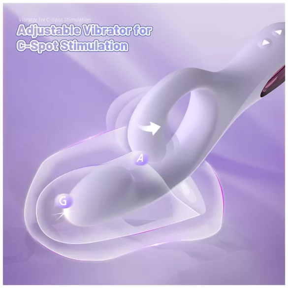 Sex HD - clitoral-arm G-spot vibrator (purple)