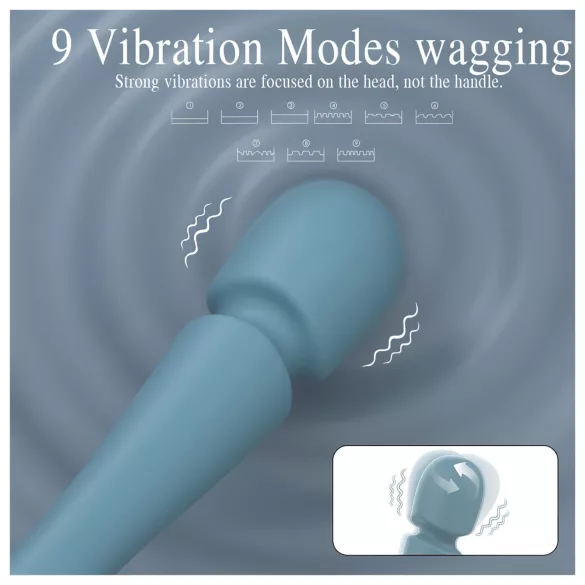 SEX HD Dancer - Massaging Vibrator (Turquoise)