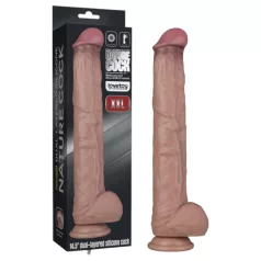 Lovetoy XXL Dual-Layer Dildo - 36.5 cm - (Natural)