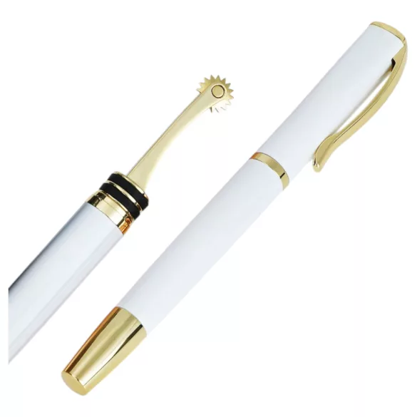 Roomfun - pen-shaped Wartenberg wheel (white)
