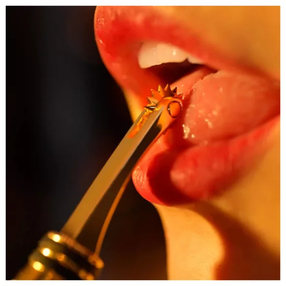 Roomfun - pen-shaped Wartenberg wheel (gold)
