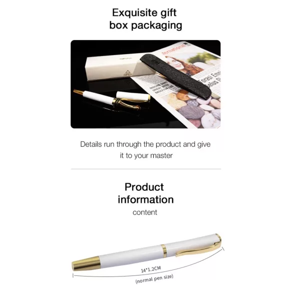 Roomfun - pen-shaped Wartenberg wheel (gold)