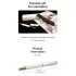 Roomfun - pen-shaped Wartenberg wheel (gold)