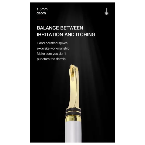 Roomfun - pen-shaped Wartenberg wheel (gold)