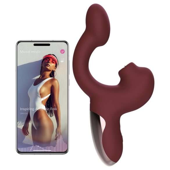 Magic Motion Magic Ponder - 2in1 Clitoral Arm Vibrator (Burgundy)